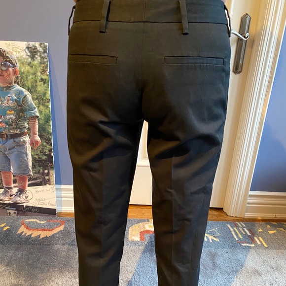 Prada Ladies Dark Navy Blue Cuffed Pants - Picture 4 of 4